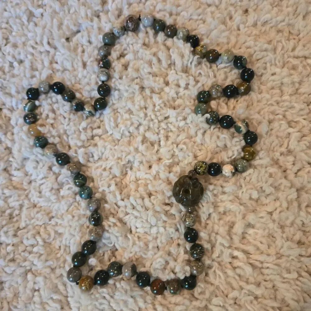 NEW Natural Stone Bead Necklace